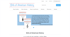 Desktop Screenshot of girlsofamericanhistory.com