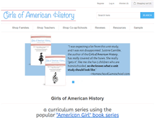 Tablet Screenshot of girlsofamericanhistory.com